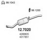 ZASTA 4317851 End Silencer